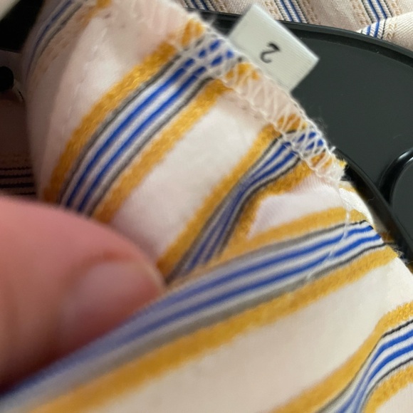 Sandro “Anya” striped shirt size 2, new ! But no tags - Picture 6 of 9